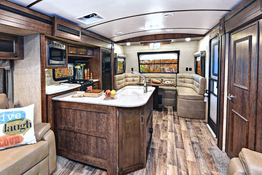 Front kitchen fifth wheel camper